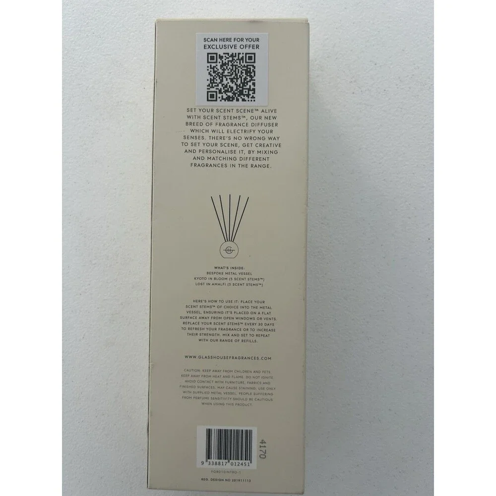 NEW Glasshouse Fragrances Scent Scene Duo - Lost In Amalfi & Kyoto In Bloom